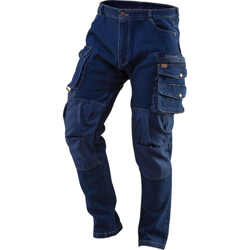 Neo, Arbeitshose, DENIM-Arbeitshose Verstärkungen an den Knien Grösse L (L)