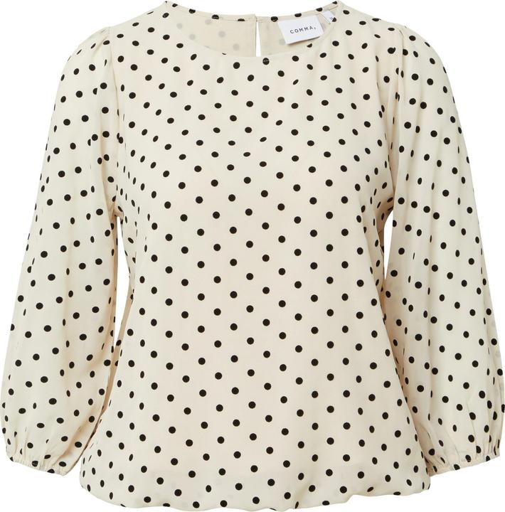 Immagine prodotto Comma Bluse Chiffonbluse mit Polka Dots und Elastiksaum (46)