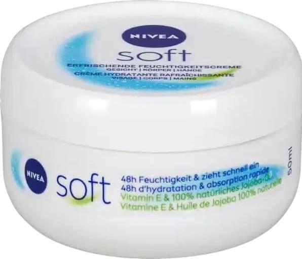 Produktbild NIVEA Soft Feuchtigkeitscrème (Körpercreme, 50 ml)