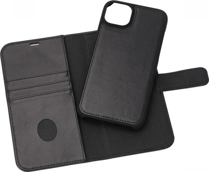 Actual product image Radicover Radiation Protection Wallet Vegan Leather 2in1 iPhone 14 PLUS Exclusive Black (Apple iPhone 14 Plus)