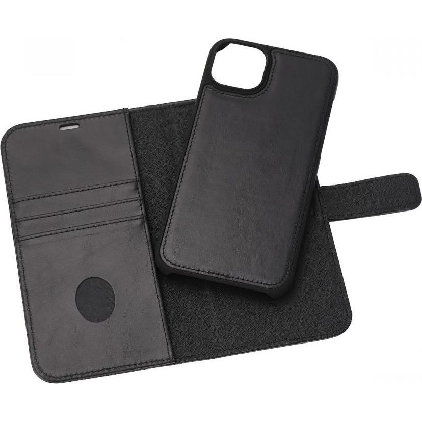 Thumbnail - Radicover Radiation Protection Wallet Vegan Leather 2in1 iPhone 14 PLUS Exclusive Black (Apple iPhone 14 Plus), Smartpho...