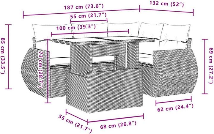 Produktbild vidaXL Douglas