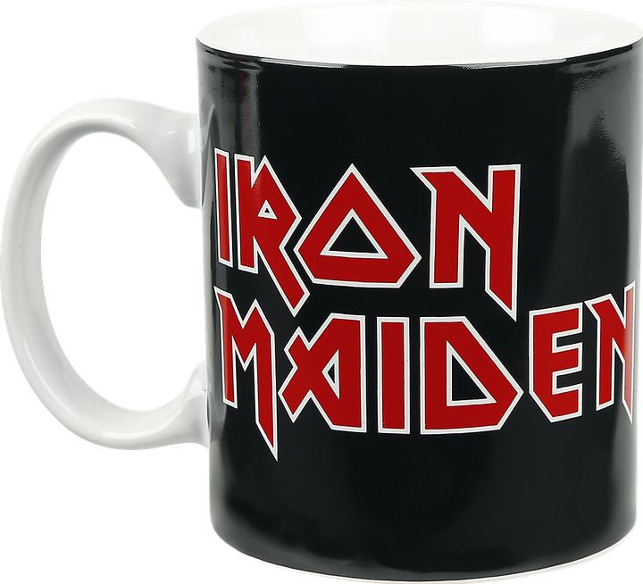 Actual product image KKL Iron Maiden mug logo