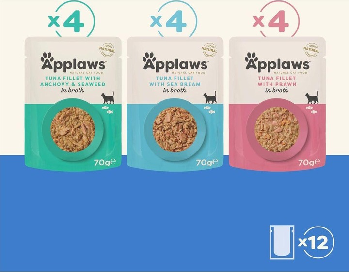 Produktbild Applaws Multipack (Adult, 12 Stk., 840 g)