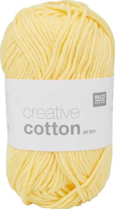Produktbild Rico Design Wolle Creative Cotton Aran 50 g Hellgelb (85 m)