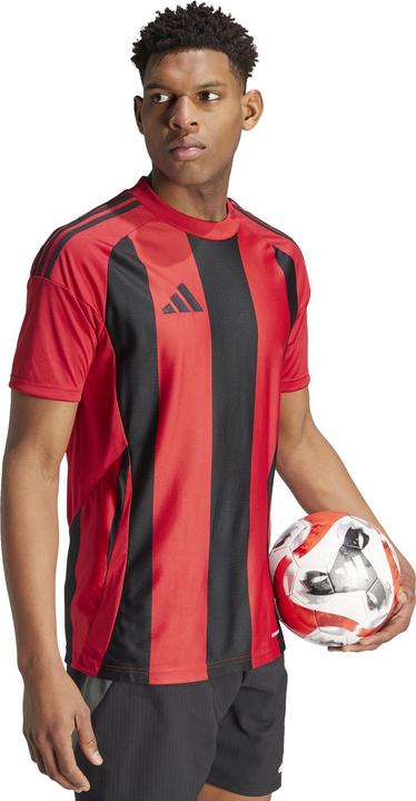 Actual product image No Name Koszulka męska adidas Striped 24 Jersey czerwono-czarna IW4556 M (M)