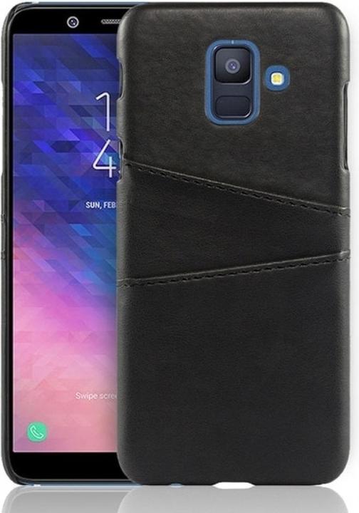 Image du produit Screenguard Samsung Galaxy A6 2018 CardCaddy Backcase en cuir avec porte-cartes (Samsung Galaxy A6)