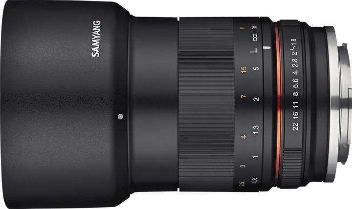 Immagine prodotto Samyang 85mm F1.8 Canon M (nero) (Canon EF-M, APS-C / DX)