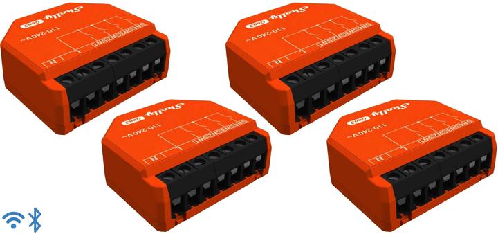 Produktbild Shelly Szenenaktivierer i4 Gen3, Bluetooth und WLAN, 4 Stück