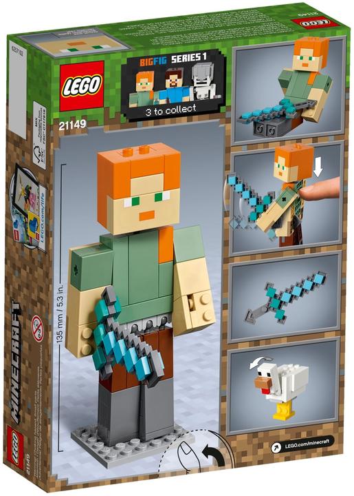 Produktbild LEGO Alex mit Huhn (21149, LEGO Minecraft)