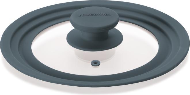 Produktbild Tescoma Unicover Deckel Ø 16, 18, 20 cm Grau (21 cm, Kunststoff, Metall)