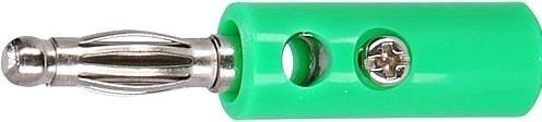 Actual product image EGB 56200G Banana plug 4 mm green 5 pcs.