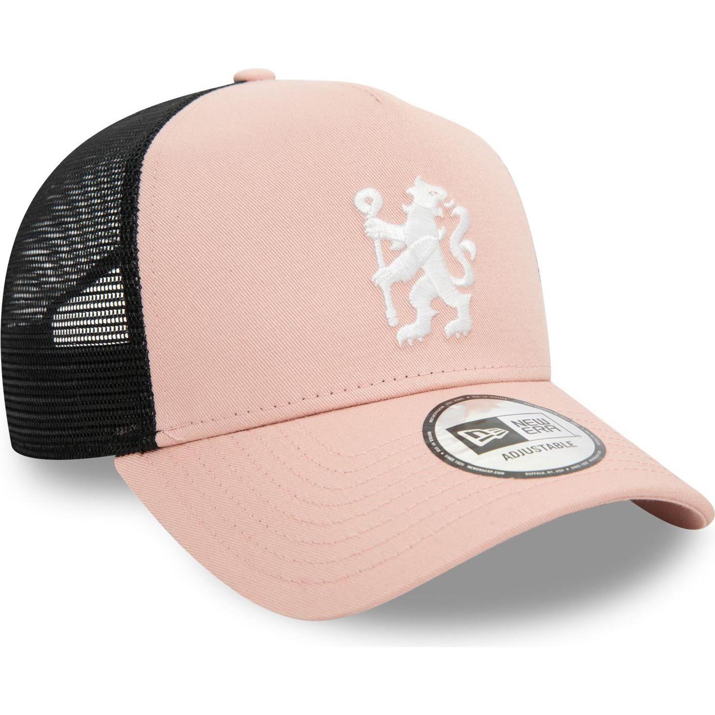 Thumbnail - New Era, Herren, Cap, A-Frame Mesh Trucker Cap - FC Chelsea rosa, Rosa