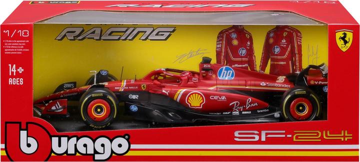 Actual product image Bburago Ferrari F1 SF-24 1/18 Leclerc 2024