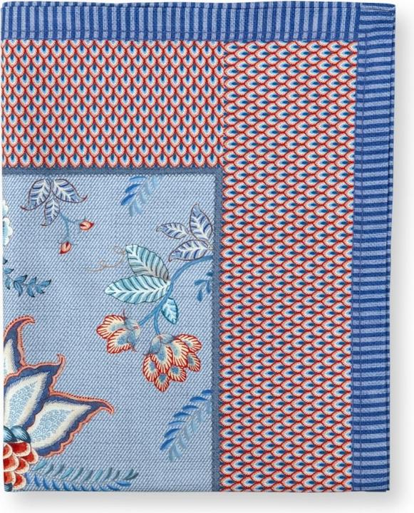 Actual product image PIP Studio Flower Festival Table Runner Blue 50 x 150 cm (50 x 150 cm)