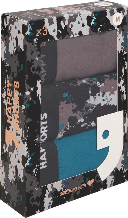 Immagine prodotto Happy shorts Boxer Casual Vestibilità comoda (M, confezione da 3)