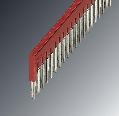 Produktbild Phoenix Contact Plug-In Bridge 20 positions Red (122.30 mm)