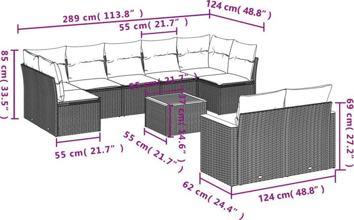 Actual product image vidaXL Cade