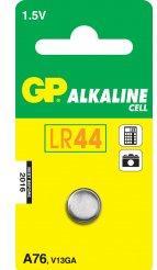 Productafbeelding GP Batteries Knoopcel alkaline (1 Pcs., A76 / LR44 / AG13 / L1154 / LR1154 / 157, 110 mAh)