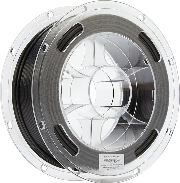 Immagine prodotto Polymaker PolyMide PA12-CF Nero 2,85mm 500g (Carbonio, Nylon, 2.85 mm, 500 g)
