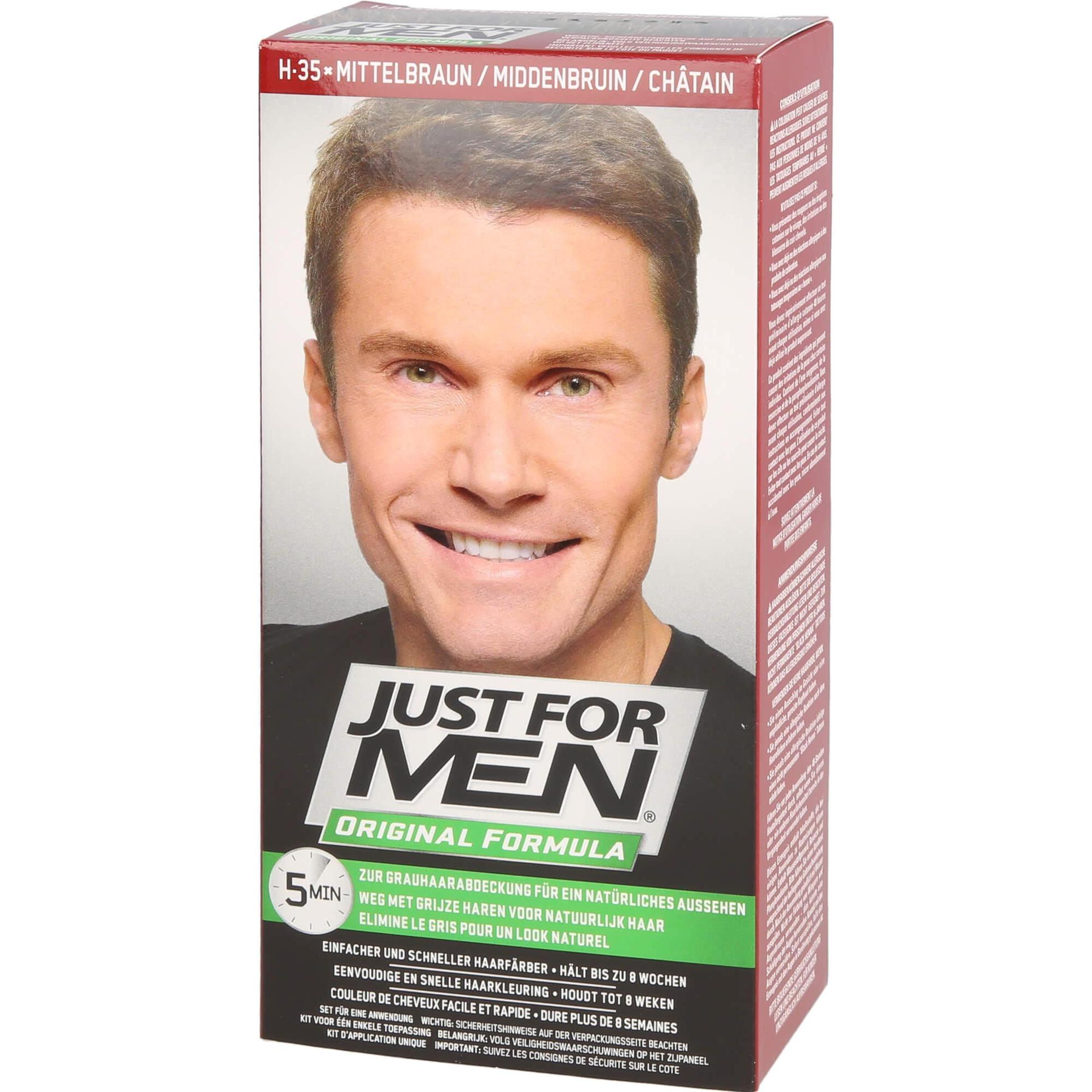 Thumbnail - Just For Men, Shampoo, Pflege-Tönungs-Shampoo mittelbraun, 60 ml Shampoo (60 ml)