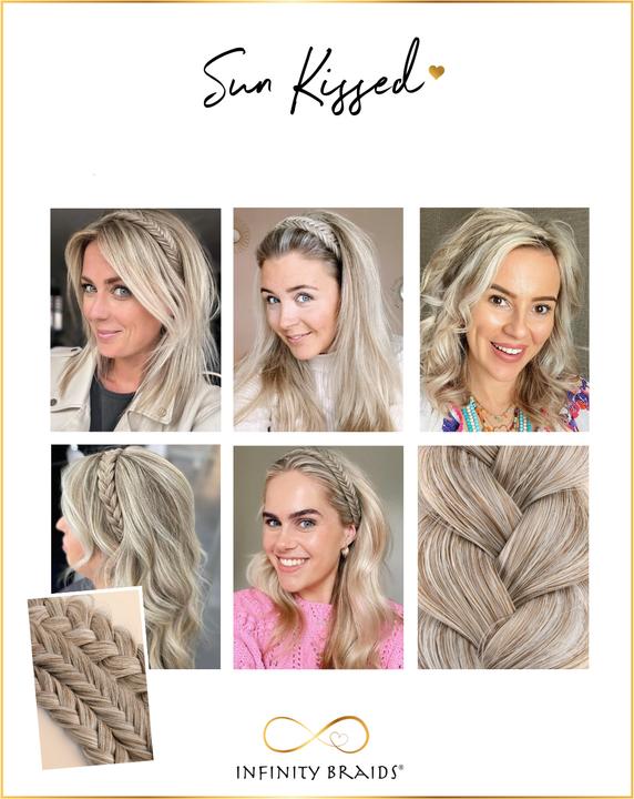 Actual product image Infinity Braids Regular Braid Lizzy Sun Kissed