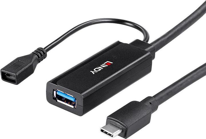 Image du produit Lindy Rallonge active USB 3.2 Gen 1 C/A (5 m, USB 3.2 Gen 1)