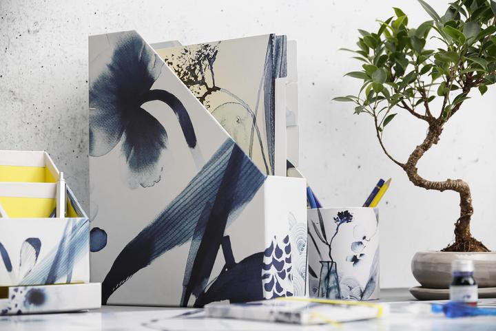 Actual product image Clairefontaine Inkebana, Set de 3 pochettes à onglets 22x31 cm, ass. - A motifs (22 x 31 cm)