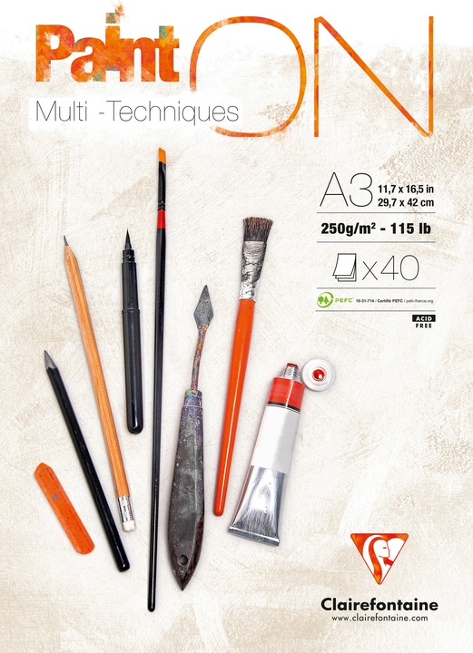 Image du produit Clairefontaine Paint'On (250 g/m², 40 x)