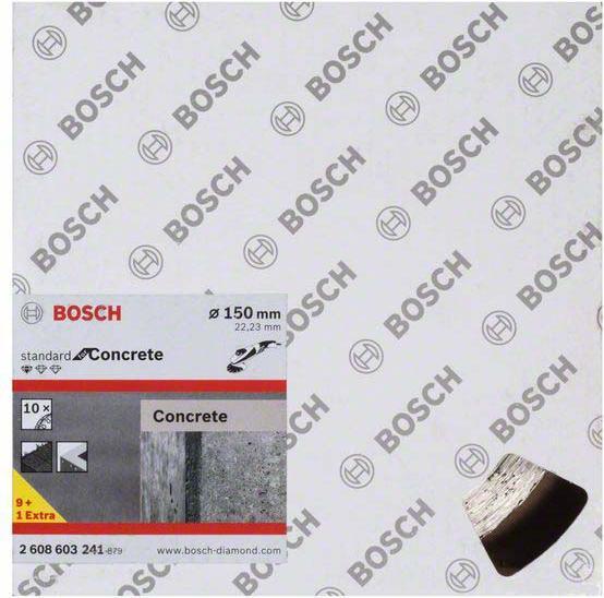 Actual product image Bosch Professional Zubehör Diamond saw blade Standard for Concrete, 150 x 22.23 x 2 x 10 mm, 10-pack