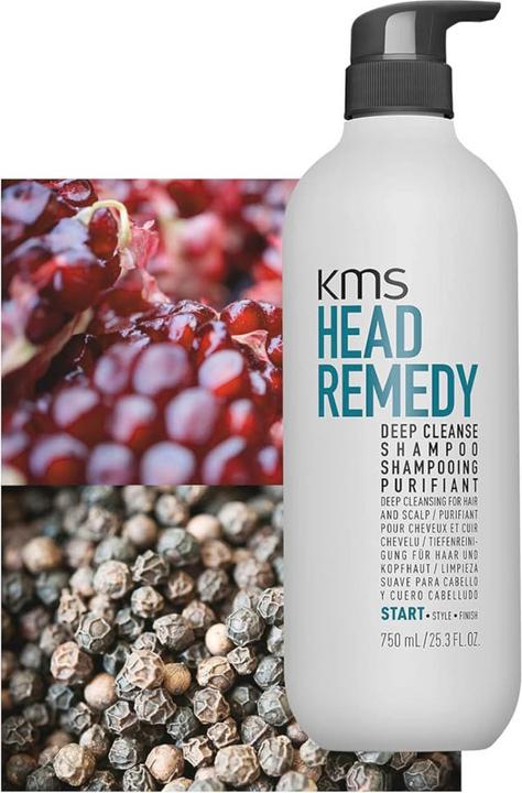 Produktbild KMS California Headremedy Deep Cleanse Shampoo (750 ml, Flüssiges Shampoo)