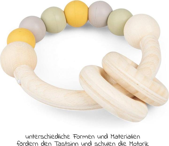 Produktbild Grünspecht mit Kautschukperlen