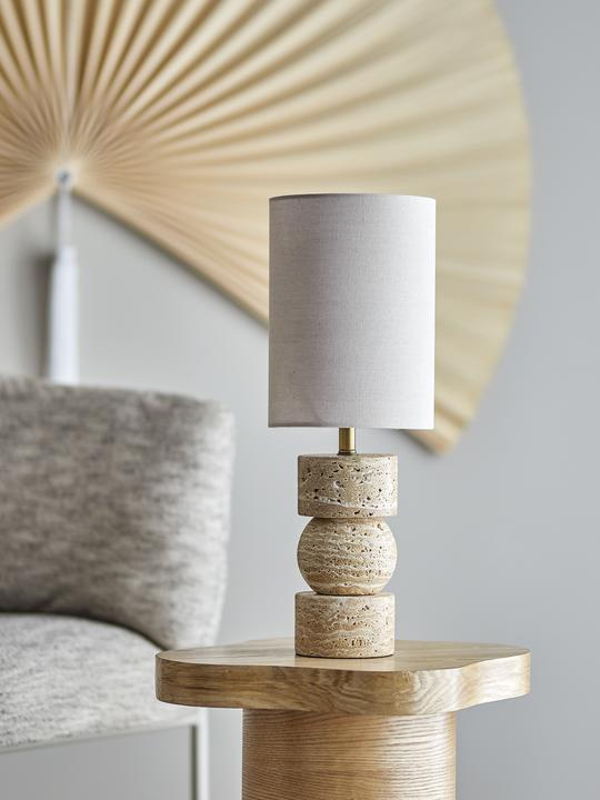 Immagine prodotto Bloomingville - Marci Table lamp - Nature - Travertine (E27)