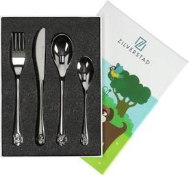 Image du produit Zilverstad Couverts pour enfants Animaux 4pcs.