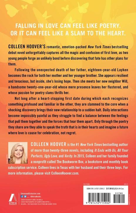 Produktbild Slammed (Englisch, Colleen Hoover, 2012)