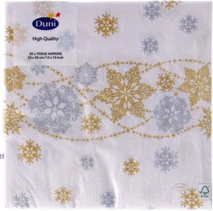 Immagine prodotto Duni W'Serv.Snow (20 x, 33 x 33 cm)
