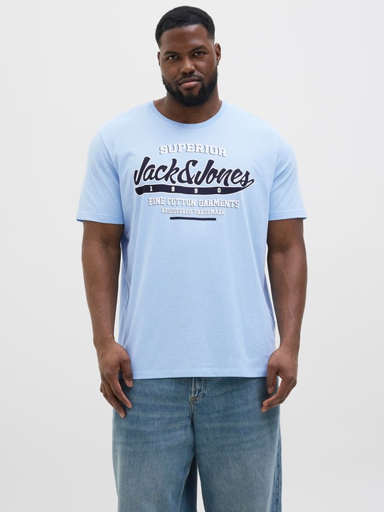 Produktbild Jack & Jones Jjelogo Tee Ss O-Neck 2 Col Aw24 S Pls (8XL)