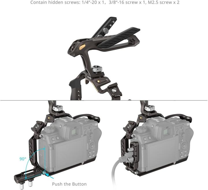 Actual product image SmallRig "Night Eagle" Cage Kit for Nikon Z 6III 4522 (Cage)