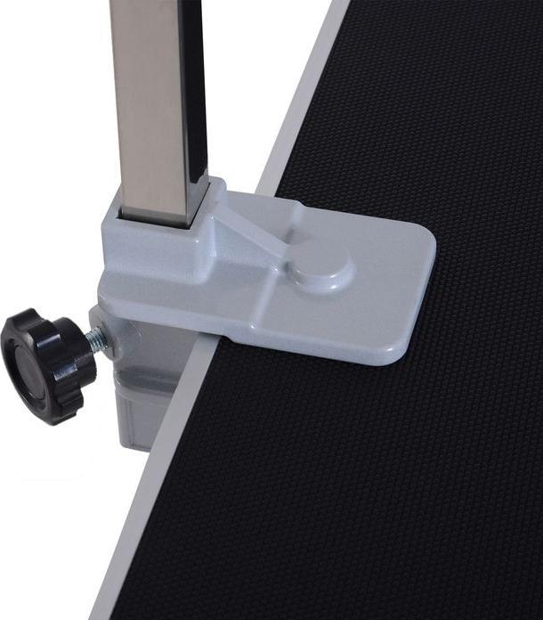 Immagine prodotto Swisshandel24 Tavolo da toelettatura Tavolo da toelettatura pieghevole in metallo Nero 81 x 48 x 80 cm (Cane)