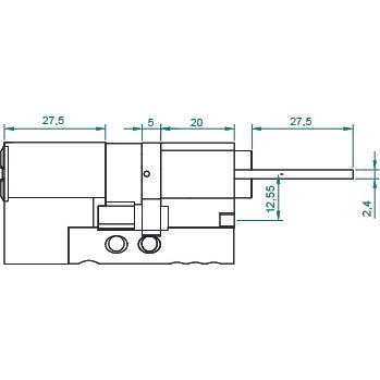 Thumbnail - Danalock, Zubehör Beleuchtung, M&C adjustable cylinders, SKG