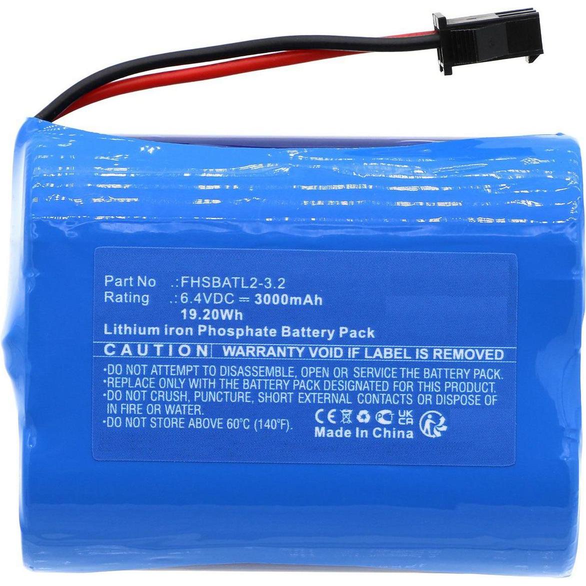 CoreParts Battery for Fullham Emergency (1 Stk., 3000 mAh), Batterien + Akkus
