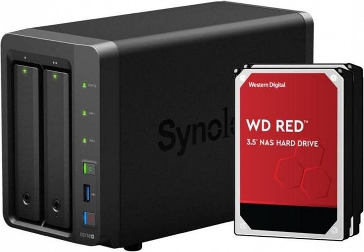 Immagine prodotto Synology DS720+ (2 x 4 TB, WD Rosso Plus)