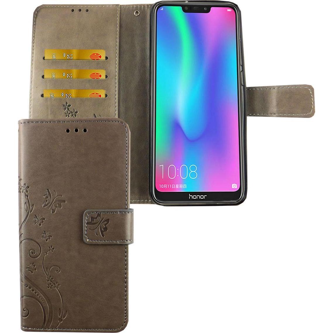 Thumbnail - König Design Hülle Handy Schutz für Huawei P Smart 2019 Case Cover Tasche Wallet Etui Bumper (Huawei P Smart+ (2019)), S...