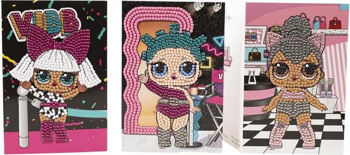 Actual product image Craft Buddy LOL Characters, Card Set 10x15cm Crystal Art