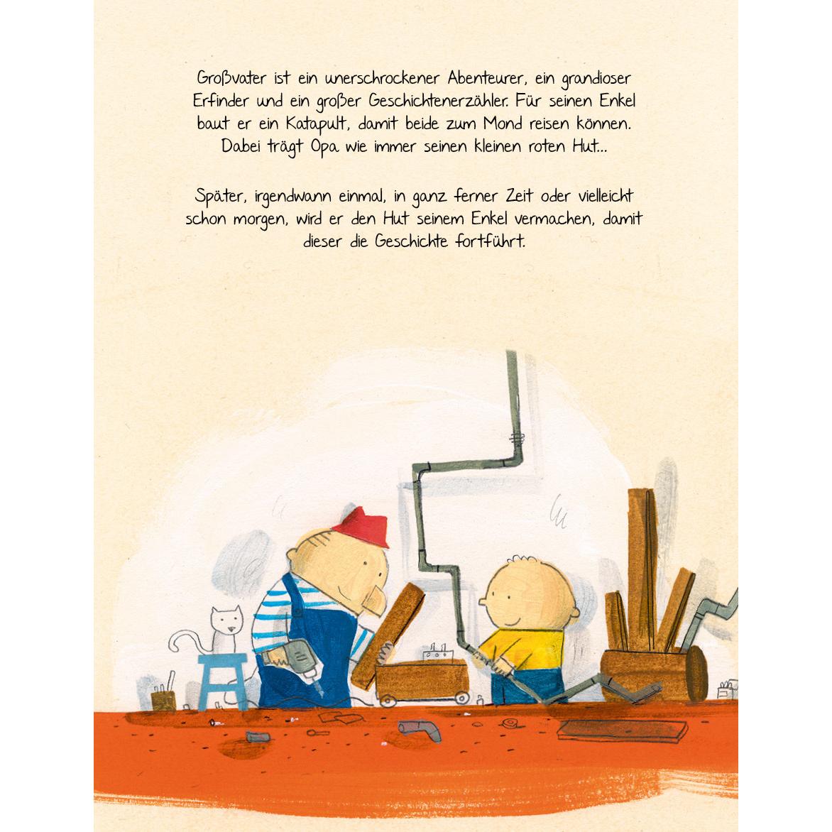 Thumbnail - Mein Opa, der Mond und ich, Kinderbücher von Séverine Vidal, S. Barroux, Claudia Sandberg