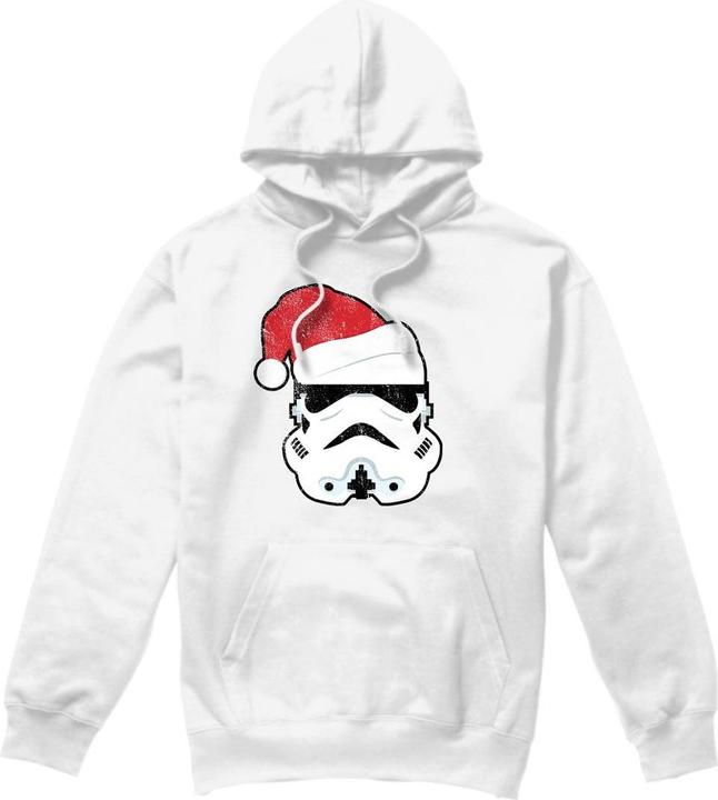 Actual product image Star Wars Mens Stormtrooper Santa Christmas Hoodie (S)