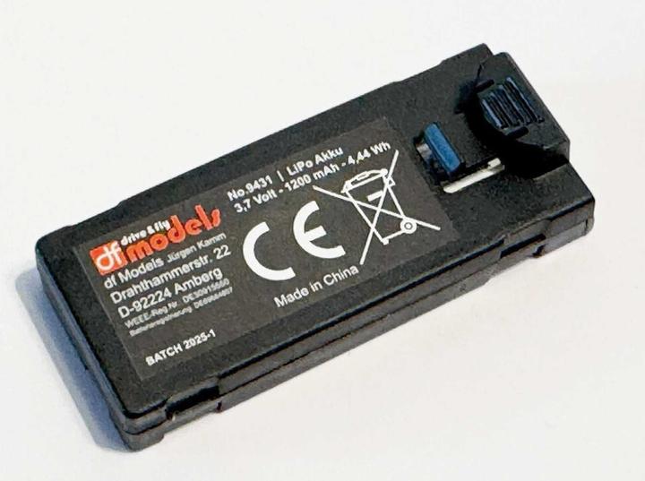 Image du produit DF-Models LiPo Akku 3 7V-1200mAh zu No.9430 (3.70 V, 1200 mAh)