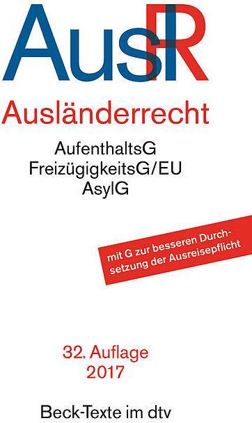 Produktbild Ausländerrecht (Deutsch)