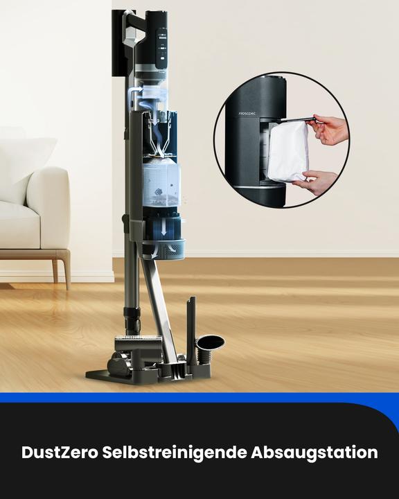 Actual product image Proscenic DustZero S3