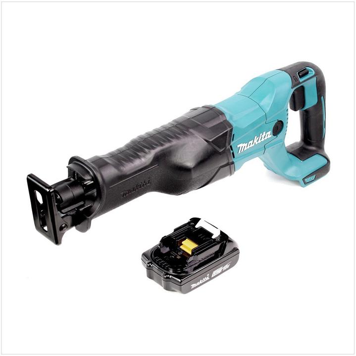 Actual product image Makita DJR 186 ZY1 Seghetto diritto a batteria 18V + 1x Batteria 1,5 Ah - senza caricabatterie